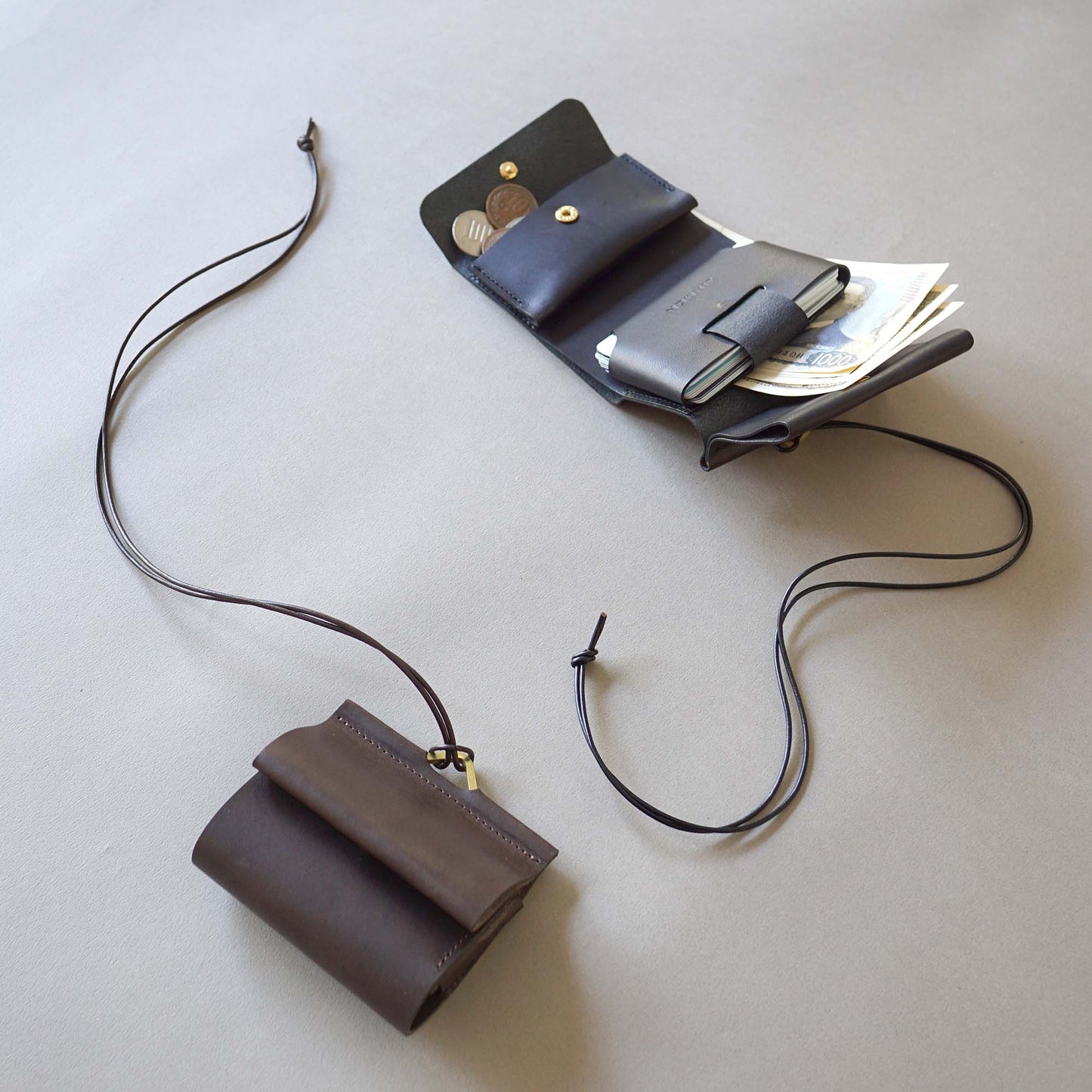 LOOP brass / mini wallet